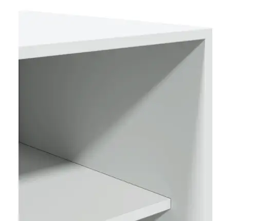 Skapis, 50X50X200 Cm, Balts, Inženierijas Koks Vidaxl