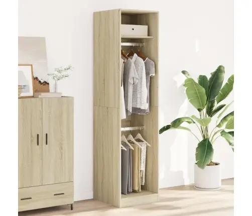 Garderoob Sonoma Tamm 50 X 50 X 200 Cm Tehispuit Garderoob Sonoma Tamm 50 X 50 X 200 Cm Tehispuit