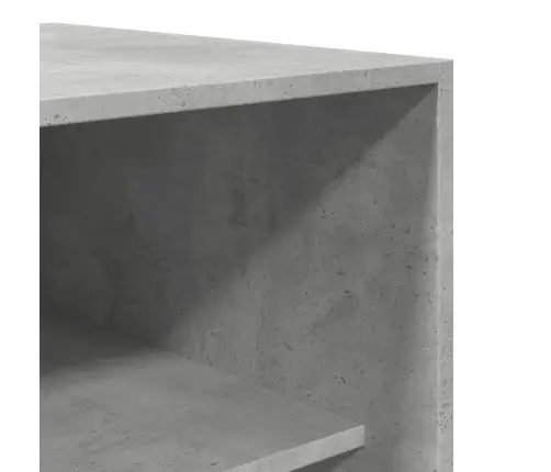 Skapis, 50X50X200 Cm, Betona Pelēks, Skaidu Plāksne Vidaxl