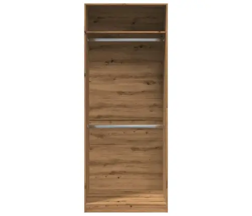 Drabužių Spinta, Artisano Ąžuolo, 80X50X200cm Apdirbta Mediena Drabužių Spinta, Artisano Ąžuolo, 80X50X200cm Apdirbta Mediena