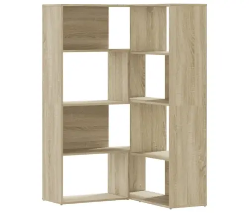 4-Korruseline Sonoma Tamm 85X85X140 Cm Tehispuit