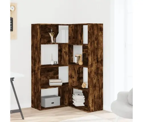 4-Korruseline Raamaturiiul Tamm 85X85X140 Cm Tehispuit 4-Korruseline Raamaturiiul Tamm 85X85X140 Cm Tehispuit