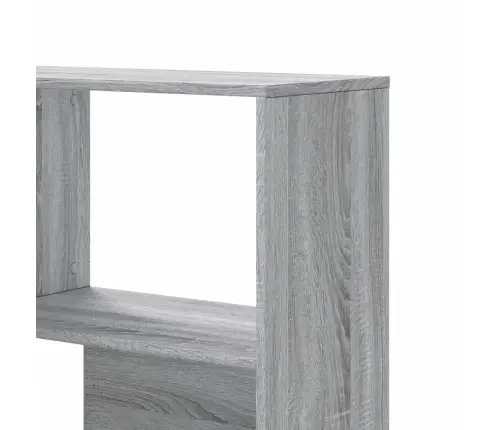 4-Līmeņu Grāmatu Plaukts, Pelēks,85X85X140Cm, Inženierijas Koks Vidaxl