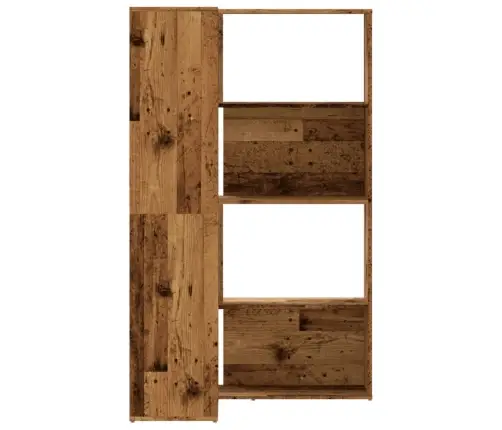 Kampinė Spinta, 4 Aukštų, Medienos, 85X85X140cm Mediena