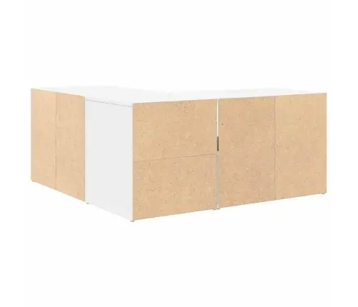 Kampinė Spintelė, Baltos Spalvos, 160X40X45cm Mdp