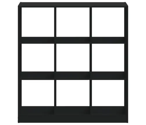 Grāmatplaukts, Melns, 102X32X108 Cm, Inženierijas Koks Vidaxl