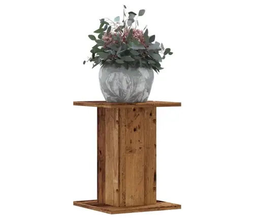 Augu Statīvi, 2 Gab., Veca Koka Krāsā, 30X30X40 Cm, Koks Vidaxl