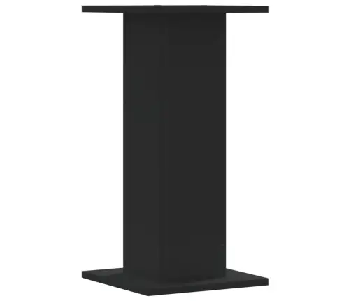 Augu Statīvi, 2 Gab., Melni, 30X30X60 Cm, Inženierijas Koks Vidaxl