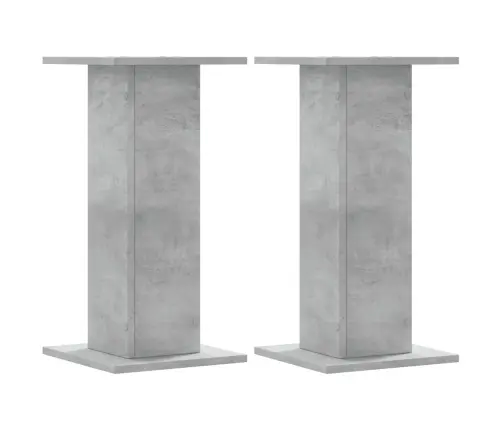Stovai Augalams, 2Vnt., Betono, 30X30X60cm Apdirbta Mediena