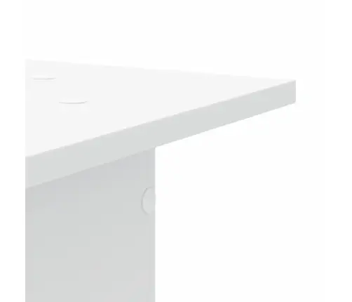 Stovai Augalams, 2Vnt., Balti, 30X30X80cm Apdirbta Mediena