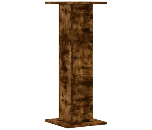 Augu Statīvi, 2 Gab., Ozolkoka Krāsa, 30X30X80 Cm, Koks Vidaxl