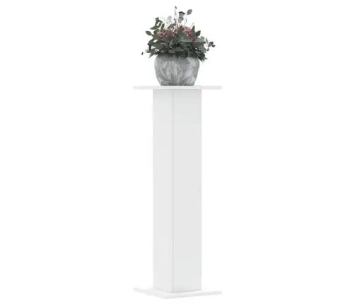 Augu Statīvi, 2 Gab., Balti, 30X30X95 Cm, Inženierijas Koks Vidaxl