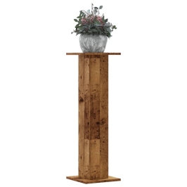 Stovai Augalams, 2Vnt., Sendintos Medienos, 30X30X95cm Mediena