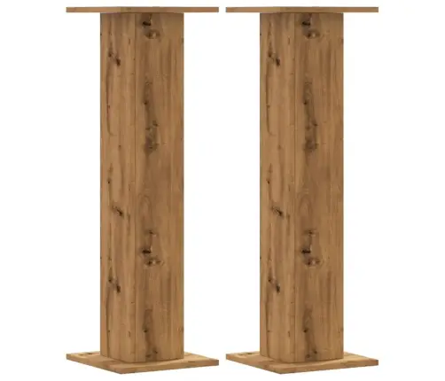 Augu Statīvi, 2 Gab., Koka Krāsa, 30X30X95 Cm, Koks Vidaxl