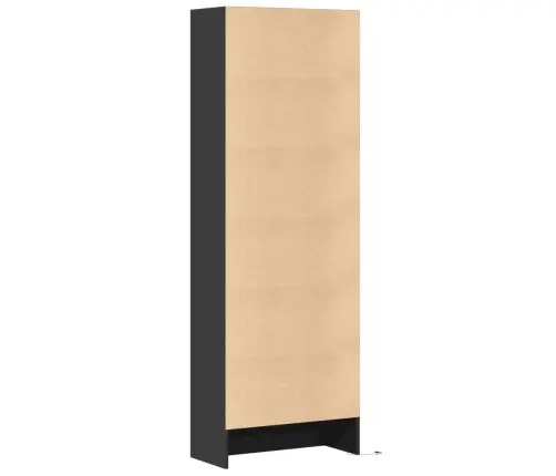 Komoda Su Led, Juodos Spalvos, 69X32,5X200cm Apdirbta Mediena