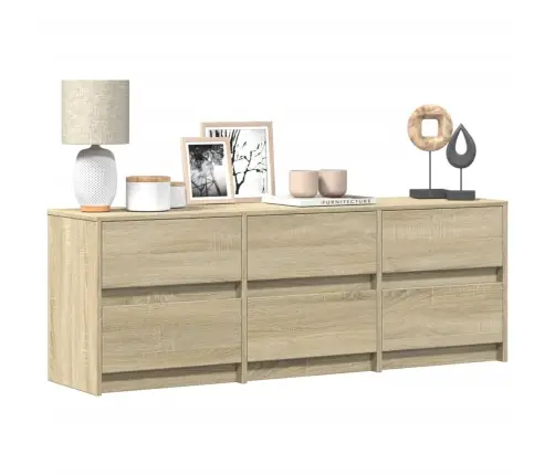 Tv Skapītis Ar Led, Koka Krāsa, 140X34X50 Cm, Inženierijas Koks Vidaxl