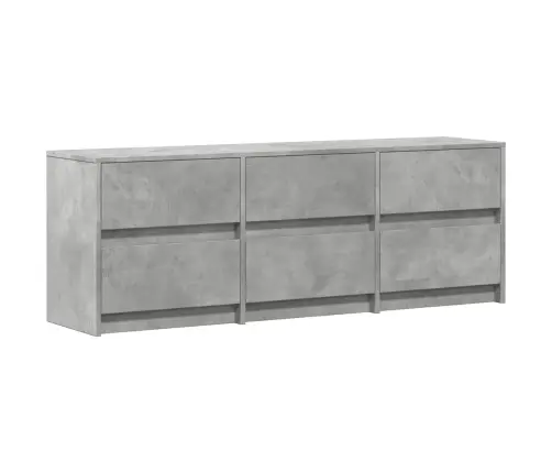 Tv Skapītis Ar Led, Pelēks, 140X34X50 Cm, Inženierijas Koks Vidaxl