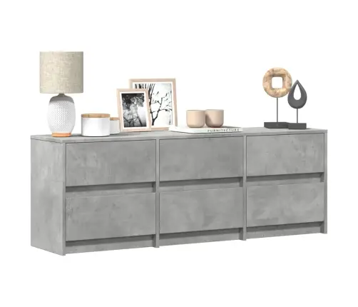 Tv Skapītis Ar Led, Pelēks, 140X34X50 Cm, Inženierijas Koks Vidaxl