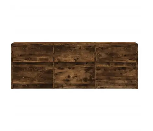 Tv Skapītis Ar Led, Koka Krāsa, 140X34X50 Cm, Inženierijas Koks Vidaxl