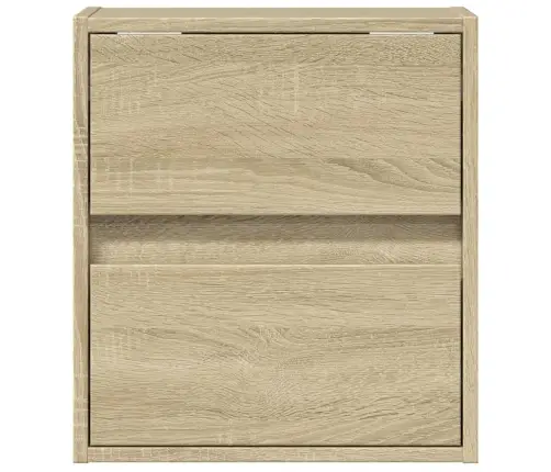 Seinale Kinnitatav Öökapp Led-Tuledega, Sonoma Tamm