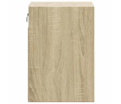 Seinale Kinnitatav Öökapp Led-Tuledega, Sonoma Tamm