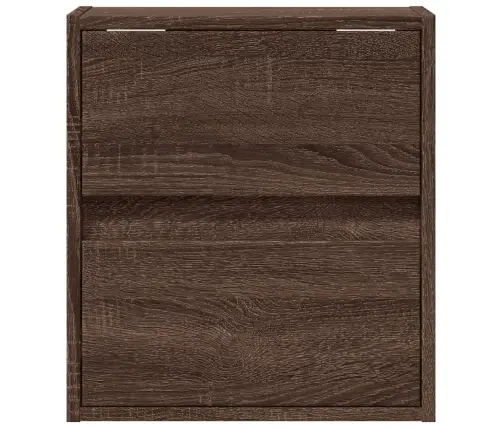 Sienas Naktsskapītis Ar Led Apgaismojumu, Ozola Krāsa Vidaxl