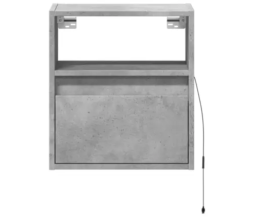 Seinale Kinnitatavad Öökapid Led-Tuledega 2 Tk, Betoonhall