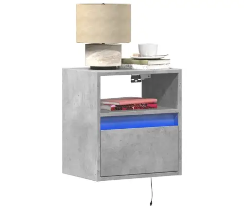 Seinale Kinnitatavad Öökapid Led-Tuledega 2 Tk, Betoonhall