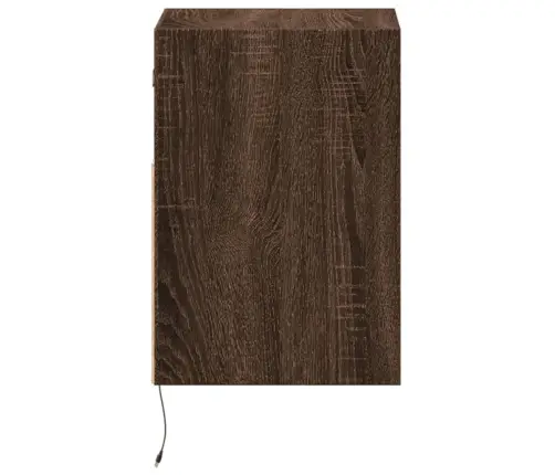 Sienas Naktsskapītis Ar Led Apgaismojumu, Ozola Krāsa Vidaxl