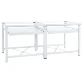 Veļasmašīnas Statīvs Ar Izvelkamu Plauktiem, Balts Vidaxl