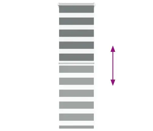 Sebra Ruloo Tumehall 40X100 Cm Kanga Laius 35,9 Cm Polüester