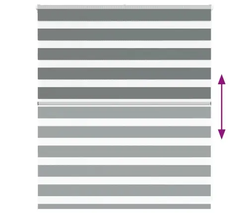 Žalūzijas Zebra 135X100 Cm Auduma Platums 130,9 Cm Poliesters Vidaxl