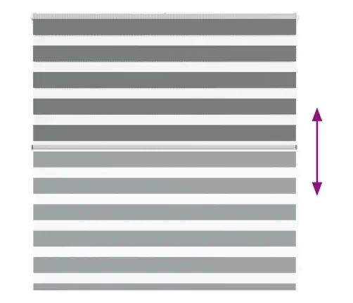 Žalūzijas Zebra 140X100 Cm Auduma Platums 135,9 Cm Poliesters Vidaxl