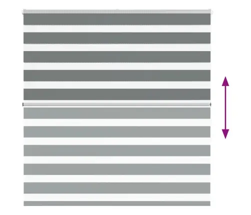 Žalūzijas Zebra 140X150 Cm Auduma Platums 135,9 Cm Poliesters Vidaxl