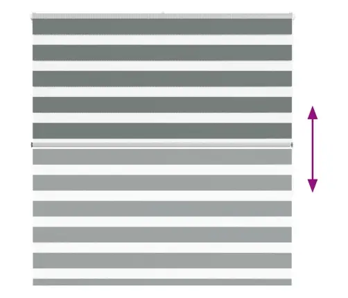 Zebrinės Žaliuzės 150X150 Cm Audinio Plotis 145,9Cm Poliesteris