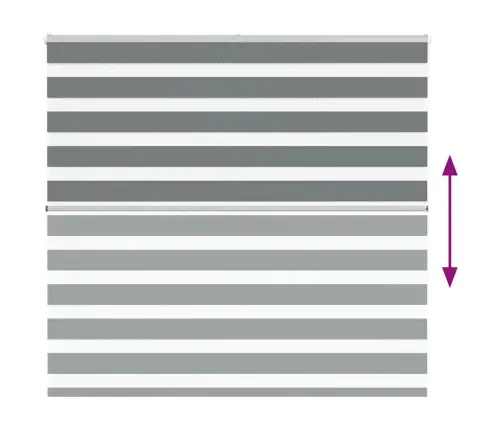 Žalūzijas Zebra 155X150 Cm Auduma Platums 150,9 Cm Poliesters Vidaxl