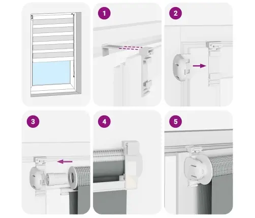 Zebrinės Žaliuzės 165X150 Cm Audinio Plotis 160,9Cm Poliesteris Zebrinės Žaliuzės 165X150 Cm Audinio Plotis 160,9Cm Poliesteris