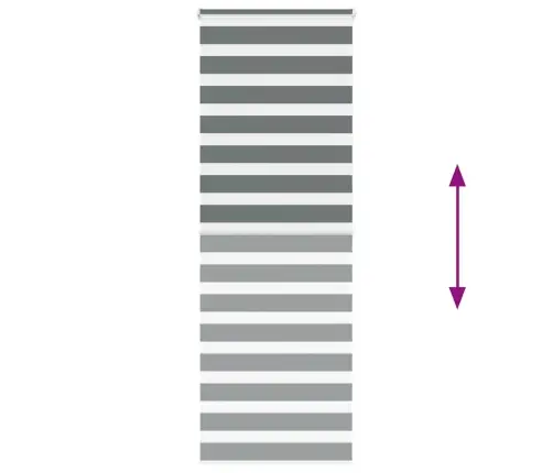 Zebrinės Žaliuzės 85X200 Cm Audinio Plotis 80,9 Cm Poliesteris