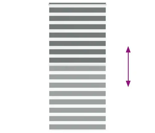 Žalūzijas Zebra 110X200 Cm Auduma Platums 105,9 Cm Poliesters Vidaxl