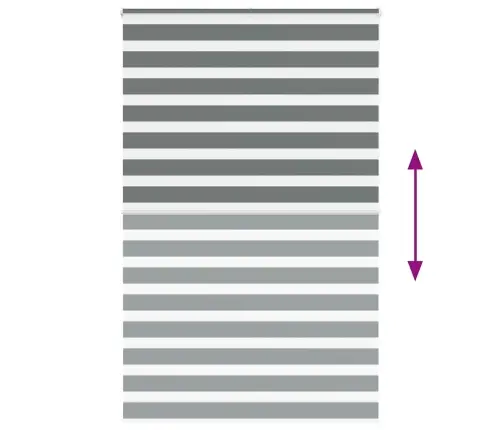 Žalūzijas Zebra 140X200 Cm Auduma Platums 135,9 Cm Poliesters Vidaxl