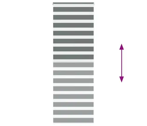 Žalūzijas Zebra 75X230 Cm Auduma Platums 70,9 Cm Poliesters Vidaxl