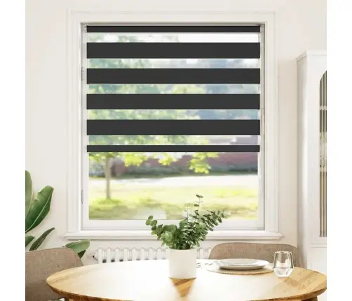 Zebrinės Žaliuzės 95X100 Cm Audinio Plotis 90,9 Cm Poliesteris