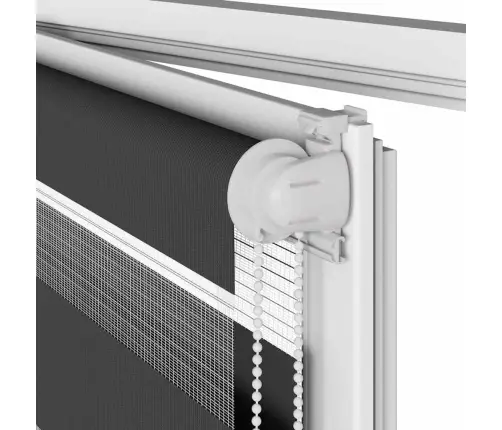 Žalūzijas Zebra 130X100 Cm Auduma Platums 125,9 Cm Poliesters Vidaxl