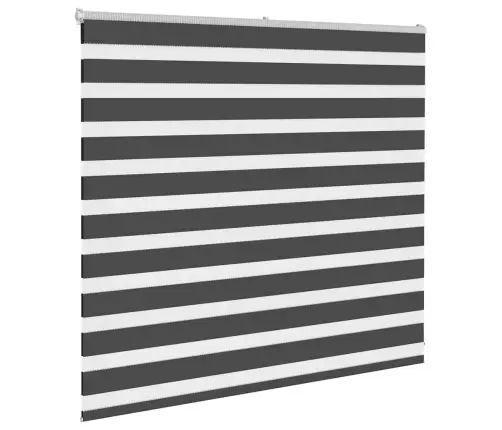 Triibuline Ruloo Must 160X100 Cm Kanga Laius 155,9 Cm Polüester Triibuline Ruloo Must 160X100 Cm Kanga Laius 155,9 Cm Polüester