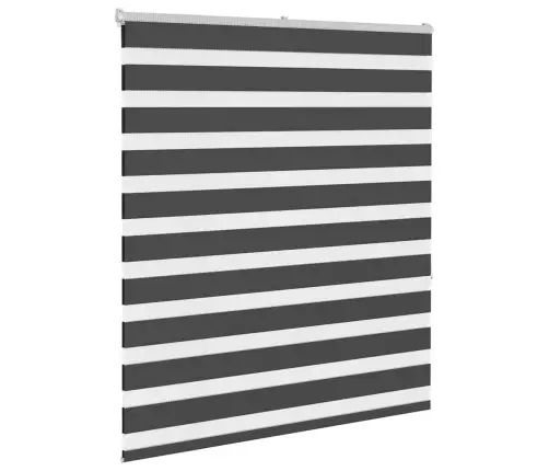 Triibuline Ruloo Must 120X150 Cm Kanga Laius 115,9 Cm Polüester Triibuline Ruloo Must 120X150 Cm Kanga Laius 115,9 Cm Polüester