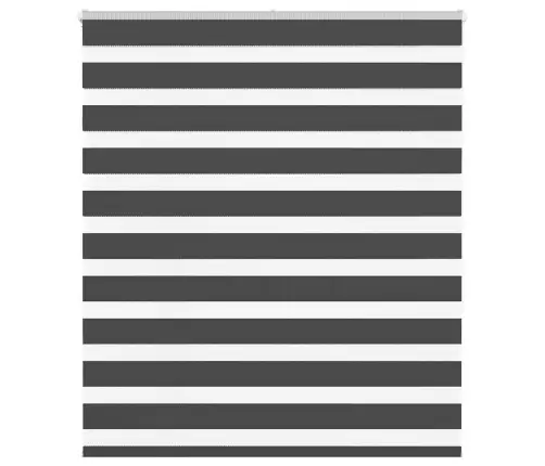 Triibuline Ruloo Must 125X150 Cm Kanga Laius 120,9 Cm Polüester