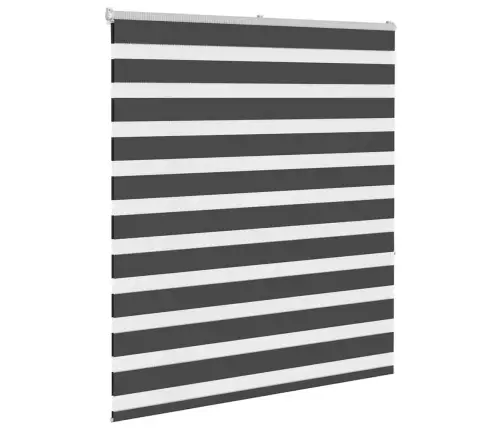 Triibuline Ruloo Must 125X150 Cm Kanga Laius 120,9 Cm Polüester