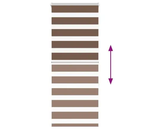 Triibuline Ruloo Pruun 60X150 Cm Kanga Laius 55,9 Cm Polüester