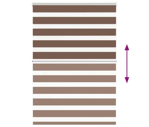 Zebrinės Žaliuzės 95X150 Cm Audinio Plotis 90,9 Cm Poliesteris