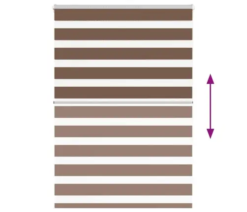 Žalūzijas Zebra 100X150 Cm Auduma Platums 95,9 Cm Poliesters Vidaxl